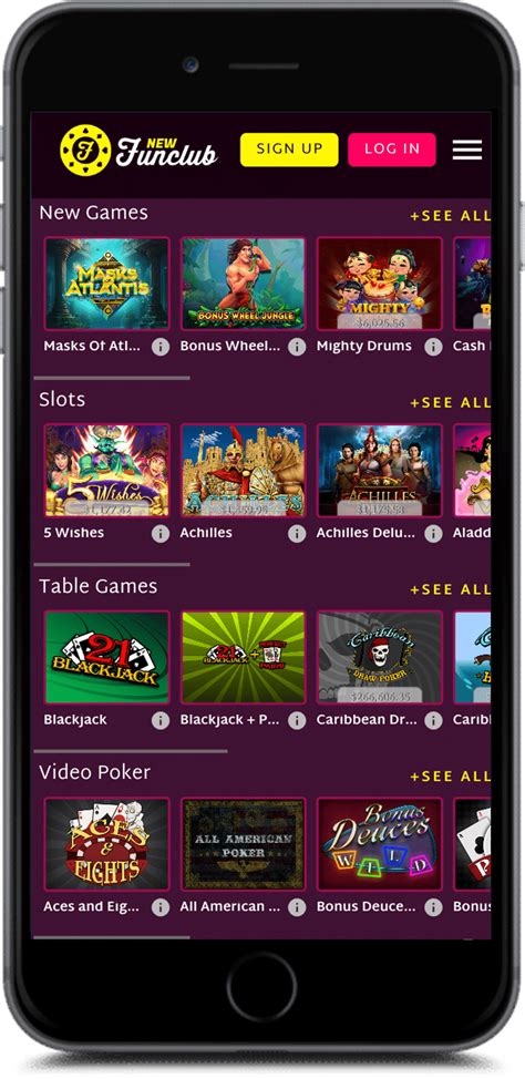 fun club casino free chip